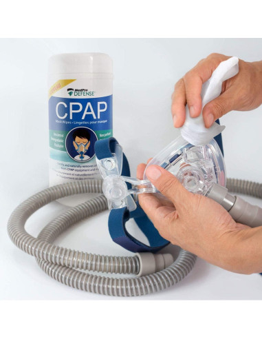 Toallitas de limpieza CPAP MedPro Defense 62 unidades biodegradables