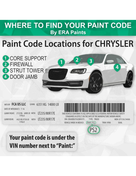 Pintura Automotriz en Spray ERA Paints PW1/SW1 - Blanco Piedra 340ml Pintura Automotriz en Spray ERA Paints PW1/SW1 - Blanco Piedra 340ml