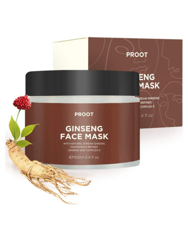 Mascarilla Facial PROOT Ginseng 100ml - Rejuvenecedora y Vegana