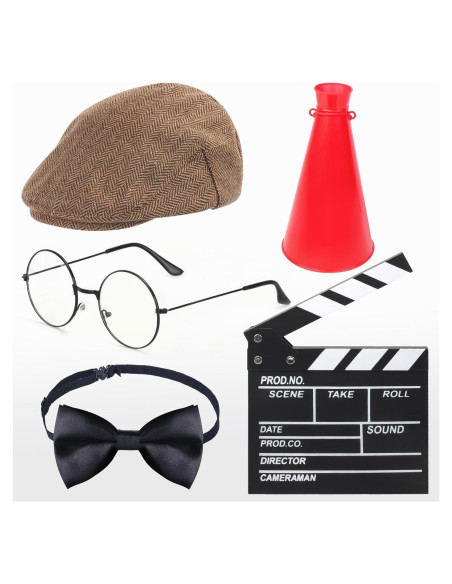 Conjunto de Disfraz de Director de Cine para Niños Yewong Conjunto de Disfraz de Director de Cine para Niños Yewong