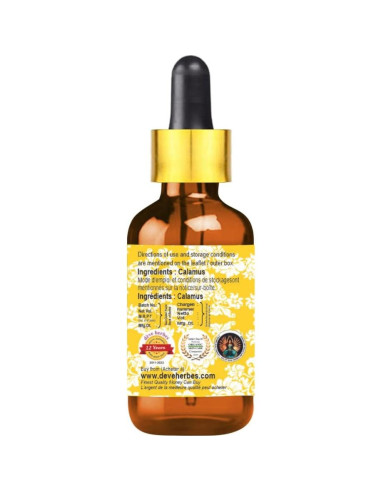 Aceite Esencial Puro Calamus Deve Herbes 15ml - Ligero y No Graso