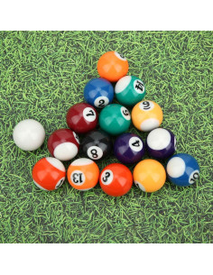 Juego de Bolas de Billar HURRISE 16 Piezas Resina Ecológica 2