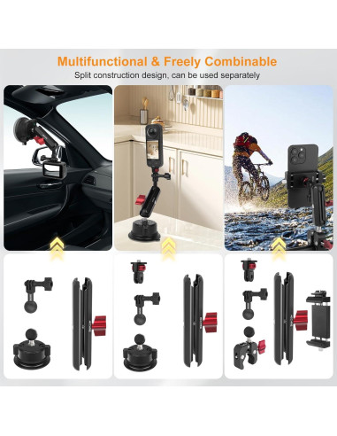 Kit de Montaje con Ventosa Mechrig MRJC019 - 360 Ajustable
