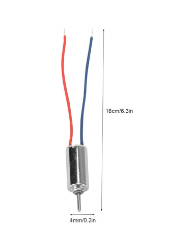 5 Motores Micro Sin Núcleo KooingTech 4mmx8mm 250RPM