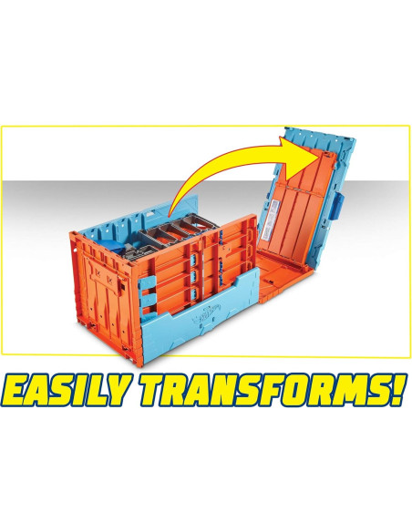 Caja de Carreras Hot Wheels Track Builder 3 Acrobacias 2.58kg Caja de Carreras Hot Wheels Track Builder 3 Acrobacias 2.58kg