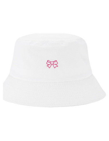 Sombrero de Cubo Bordado Algodón UPF 50+ Unisex Verano