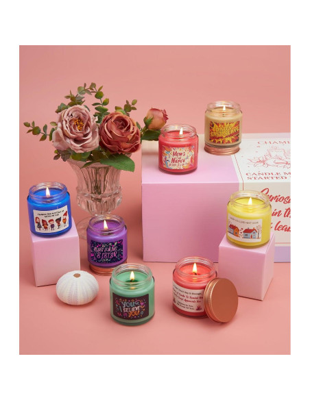 Kit de Fabricación de Velas CHAMBERY - 0.91Kg Cera Soja, 6 Aromas Kit de Fabricación de Velas CHAMBERY - 0.91Kg Cera Soja, 6 Aromas