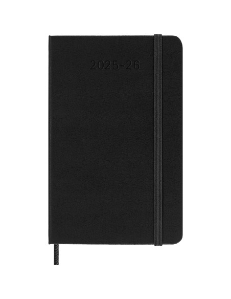 Planificador Semanal Horizontal Moleskine 2025-2026 Pocket Negro Planificador Semanal Horizontal Moleskine 2025-2026 Pocket Negro