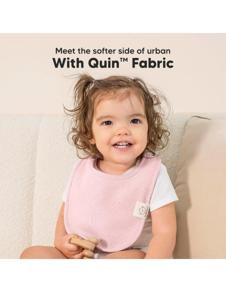 Paquete de 8 Baberos Urban Quin Orgánicos para Bebés Unisex Paquete de 8 Baberos Urban Quin Orgánicos para Bebés Unisex