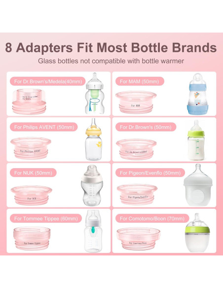 Calentador de Botellas Portátil CuddleeBaby Rosa 200ml/min Calentador de Botellas Portátil CuddleeBaby Rosa 200ml/min
