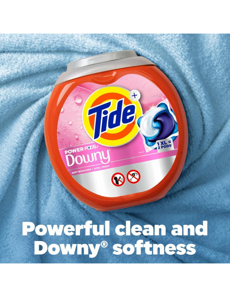 Cápsulas de Detergente Tide Power PODs con Downy 18 Unidades Cápsulas de Detergente Tide Power PODs con Downy 18 Unidades