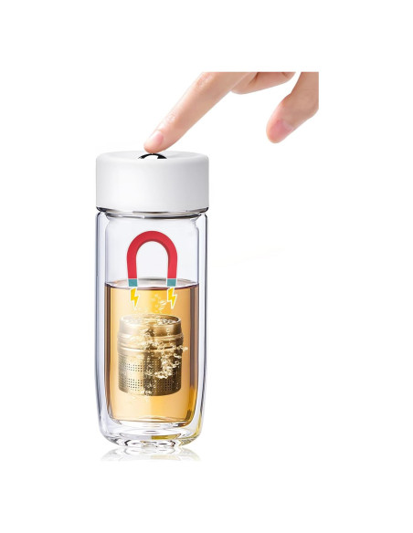 Taza de Té TEAVOR MagnaDrop 310ml Doble Pared a Prueba de Fugas Taza de Té TEAVOR MagnaDrop 310ml Doble Pared a Prueba de Fugas