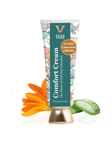 Crema de Caléndula Jane Vine 119g - Alivio Quemaduras Solares