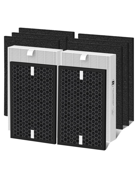 Filtro de Aire HPA5100 Honeywell - 2 Filtros R, 2 A, 2 Carbono Filtro de Aire HPA5100 Honeywell - 2 Filtros R, 2 A, 2 Carbono