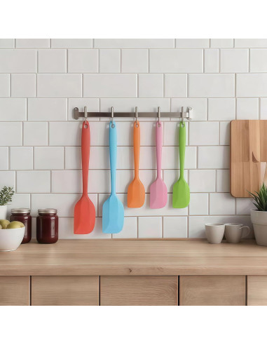 Juego de Espátulas de Silicona Hokisei 21 y 28 cm Resistentes al Calor