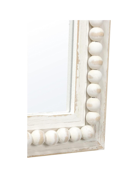 Espejo Colgante Decorativo Sintosin 62x36 cm Blanco Rústico Espejo Colgante Decorativo Sintosin 62x36 cm Blanco Rústico