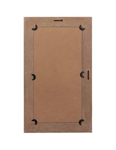 Espejo Colgante Decorativo Sintosin 62x36 cm Blanco Rústico