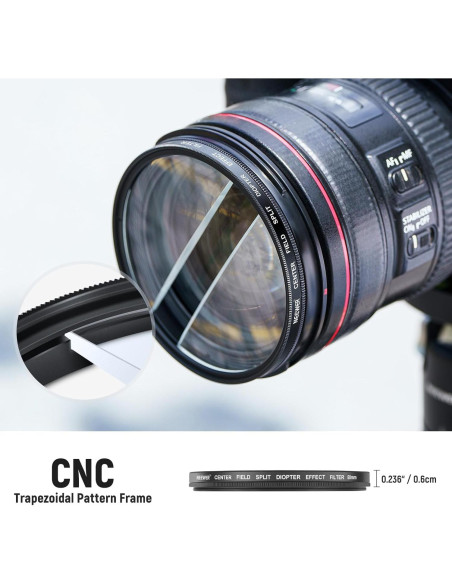 Filtro de Prisma Lineal NEEWER 58mm para Cámara - Efecto Refracción Filtro de Prisma Lineal NEEWER 58mm para Cámara - Efecto Refracción