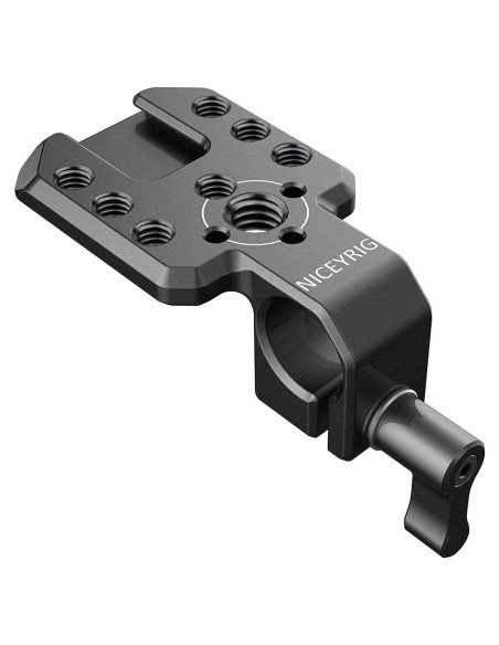 Soporte de Varilla 15mm NICEYRIG con Placa de Extensión Soporte de Varilla 15mm NICEYRIG con Placa de Extensión