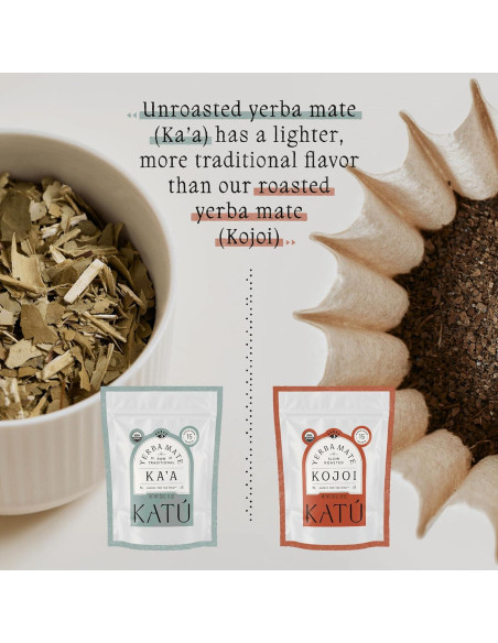 Té de Yerba Mate Crudo Orgánico Premium Katú Ka'a - 15 Bolsitas Té de Yerba Mate Crudo Orgánico Premium Katú Ka'a - 15 Bolsitas
