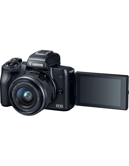 Cámara Digital Sin Espejo Canon EOS M50 + Lente 15-45mm + Accesorios Cámara Digital Sin Espejo Canon EOS M50 + Lente 15-45mm + Accesorios