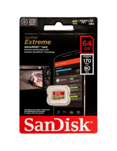 Tarjeta MicroSD SanDisk Extreme 64GB V30 A2 + Lector Everything But Stromboli 2