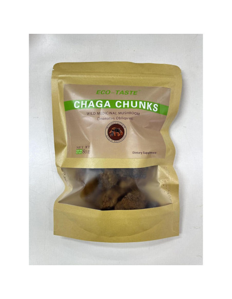 Trozos de Hongo Chaga ECO-TASTE 227g - Té Premium Antioxidante Trozos de Hongo Chaga ECO-TASTE 227g - Té Premium Antioxidante