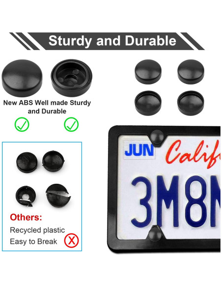 Kits de Tornillos Antirrobo Weico M6 para Placas de Matrícula Kits de Tornillos Antirrobo Weico M6 para Placas de Matrícula