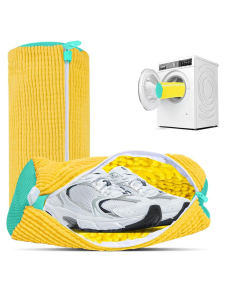 Bolsa de Lavado para Zapatos UBEIYI 2PCS Nylon Amarillo Bolsa de Lavado para Zapatos UBEIYI 2PCS Nylon Amarillo