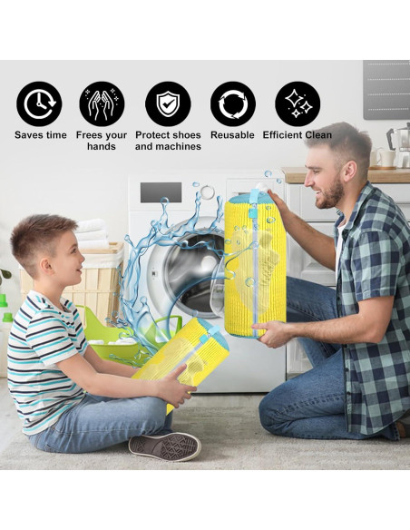 Bolsa de Lavado para Zapatos UBEIYI 2PCS Nylon Amarillo Bolsa de Lavado para Zapatos UBEIYI 2PCS Nylon Amarillo