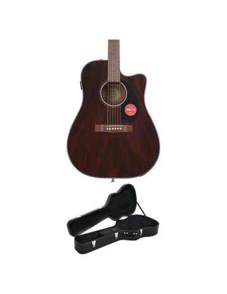 Guitarra Acústica-Eléctrica Fender CD-60SCE Caoba Dreadnought Guitarra Acústica-Eléctrica Fender CD-60SCE Caoba Dreadnought