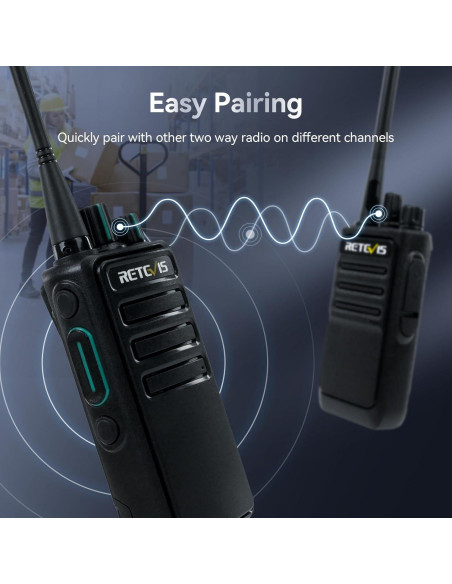 Walkie Talkies Retevis RB29 con Micrófono y Cargador 6 Vías Walkie Talkies Retevis RB29 con Micrófono y Cargador 6 Vías