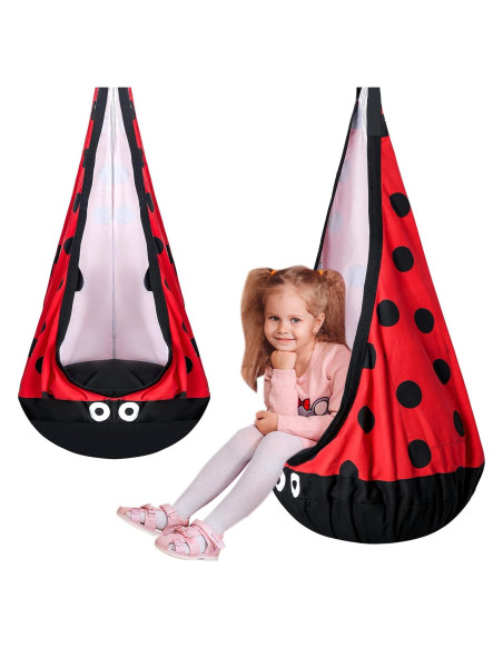 Asiento de Columpio Sensory SUSIHOOH Rojo y Negro 79.83 kg Asiento de Columpio Sensory SUSIHOOH Rojo y Negro 79.83 kg