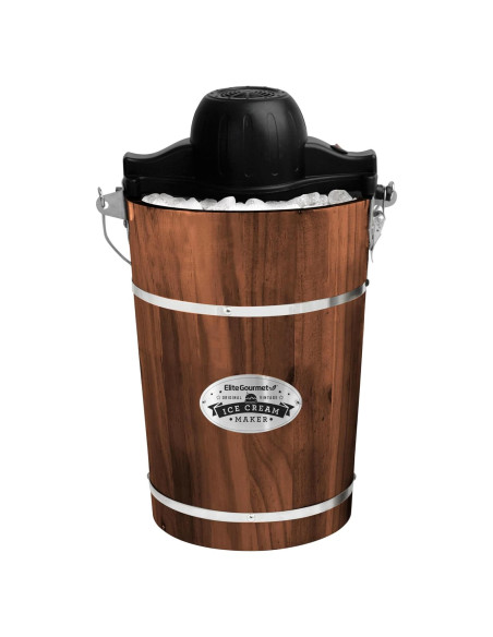 Máquina de Hacer Helados Eléctrica Elite Gourmet EIM949 6 Cuartos Máquina de Hacer Helados Eléctrica Elite Gourmet EIM949 6 Cuartos