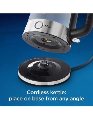 Hervidor de Agua Mr. Coffee BVSTKT7098-000 1.7L Vidrio Acero