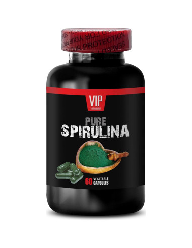 Cápsulas de Espirulina 100% Natural 85g - Suplemento Energético