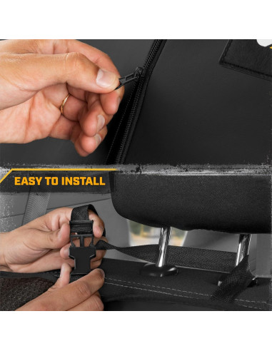 Funda de Asiento Trasero CAT Negra Ajuste Universal 60/40