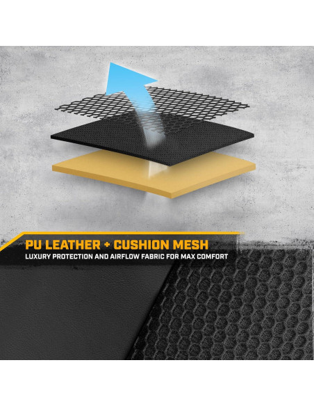 Funda de Asiento Trasero CAT Negra Ajuste Universal 60/40 Funda de Asiento Trasero CAT Negra Ajuste Universal 60/40
