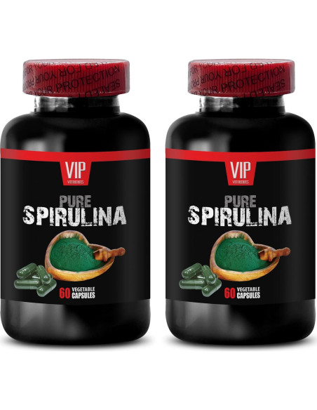 Cápsulas de Espirulina 100% Natural 85g - Suplemento Energético Cápsulas de Espirulina 100% Natural 85g - Suplemento Energético