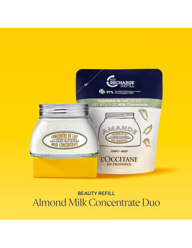 Concentrado de Leche de Almendra L'OCCITANE 200ml + Recarga 200ml