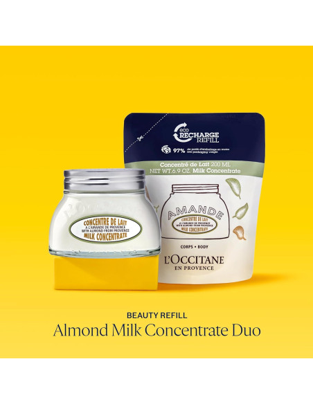 Concentrado de Leche de Almendra L'OCCITANE 200ml + Recarga 200ml Concentrado de Leche de Almendra L'OCCITANE 200ml + Recarga 200ml