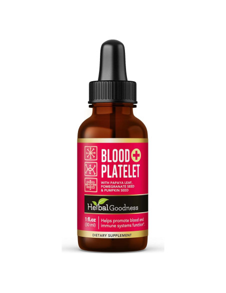 Suplemento Líquido Herbal Goodness 30ml - Aumento de Plaquetas Suplemento Líquido Herbal Goodness 30ml - Aumento de Plaquetas