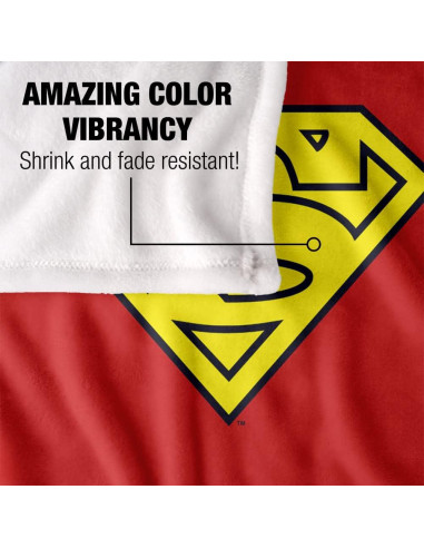 Manta Suave LOGOVISION Superman 91x147 cm Microfibra
