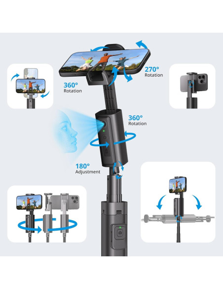 Trípode Automático 67'' Fuloview con Seguimiento Facial IA Trípode Automático 67'' Fuloview con Seguimiento Facial IA