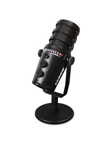 Micrófono USB Dinámico KXiSWIE USB-MIC001 para Streaming y Podcast
