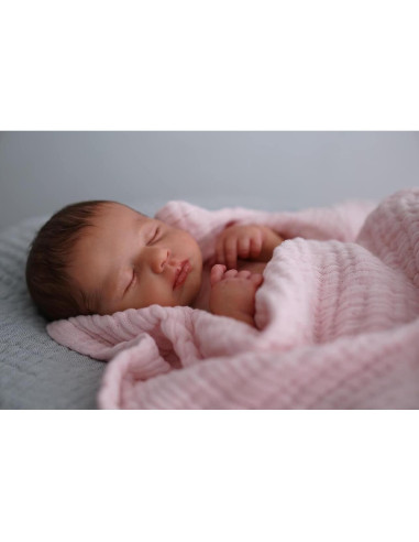 Muñeca Reborn Realista Anano LouLou 50 cm Silicona Impermeable