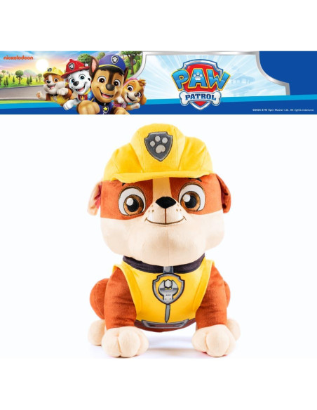 Almohada de Peluche Rubble Paw Patrol Franco 36.8x21.6 cm Almohada de Peluche Rubble Paw Patrol Franco 36.8x21.6 cm