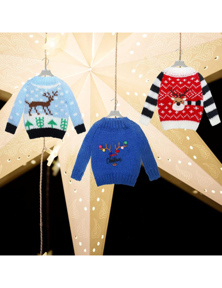 Conjunto de 6 Suéteres de Navidad para Muñeca Chalyna Conjunto de 6 Suéteres de Navidad para Muñeca Chalyna