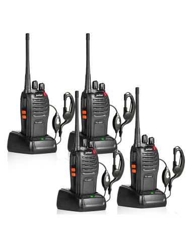 Walkie Talkies Pxton PX-666S Recargables 4 Unidades