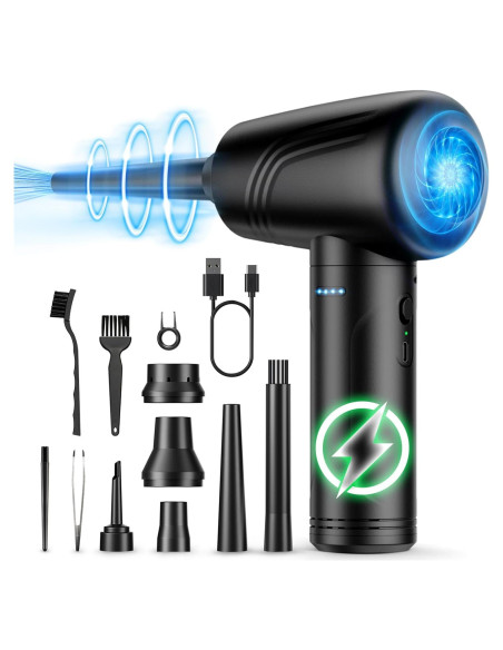 Soplador de Aire Comprimido BANNKY AD34 3 Velocidades 9000mAh Soplador de Aire Comprimido BANNKY AD34 3 Velocidades 9000mAh